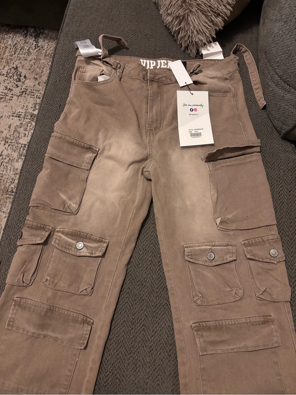 Women’s Cargo Pants - Brown